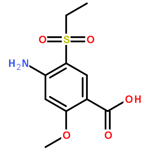 2-甲氧基-4-氨基-5-乙砜基苯甲酸