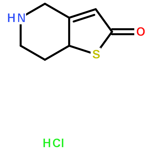 5,6,7,7a-四氢噻吩并[3,2-c]吡啶-2(4H)-酮盐酸盐